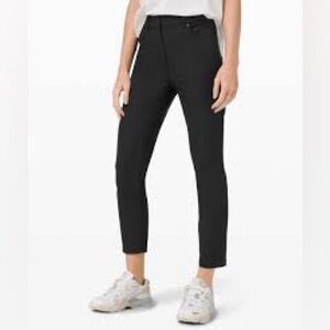 Lululemon City Sleek 5 Pocket 7/8 Pant, Size 8, in black